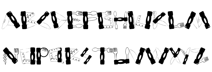 Couteau Suisse Font LOWERCASE