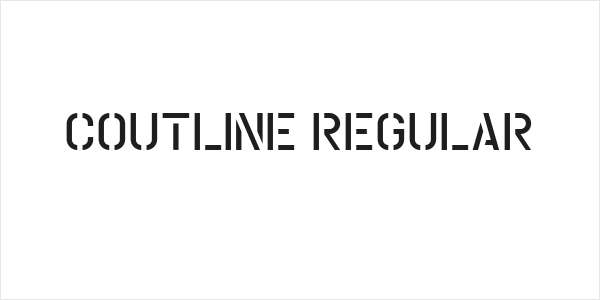 Coutline Regular Logo