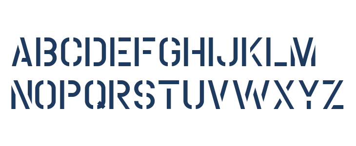 Coutline Regular Lowercase