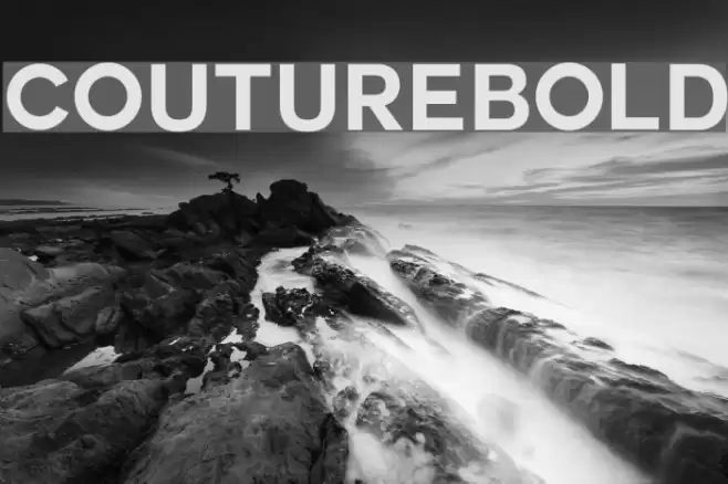 Couture-Bold Font examples