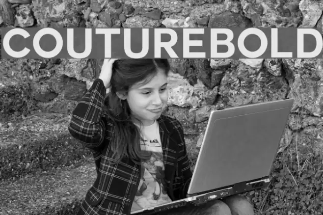 Couture-Bold Font examples