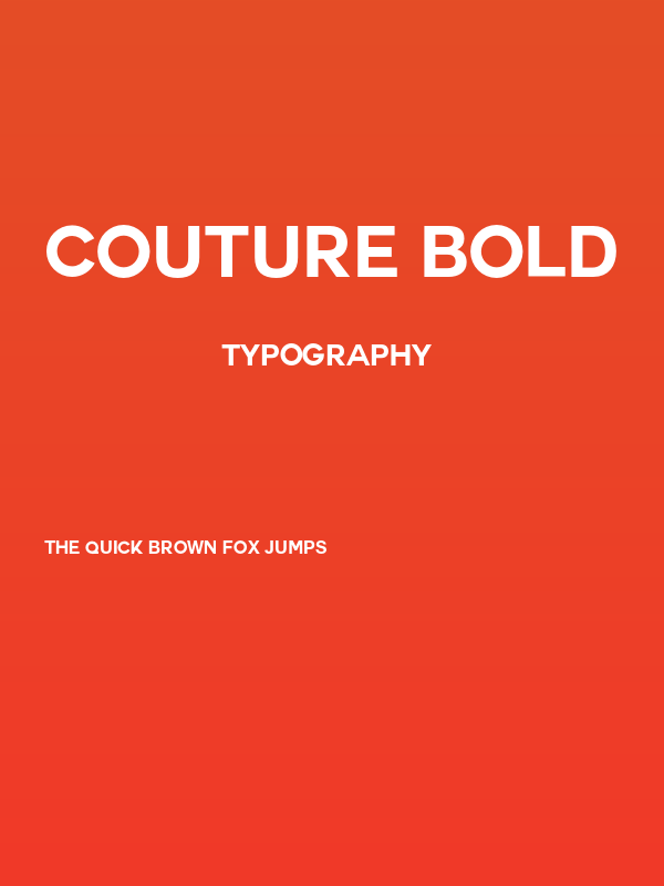 Couture-Bold Poster