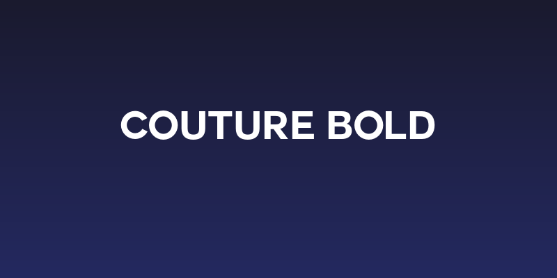 Couture-Bold Social Header