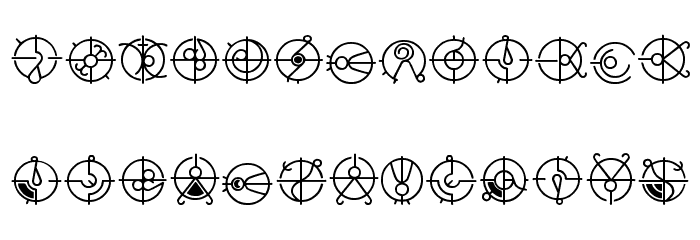 Covenant/Forerunner Bold Font LOWERCASE