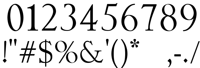 Covenant Font OTHER CHARS