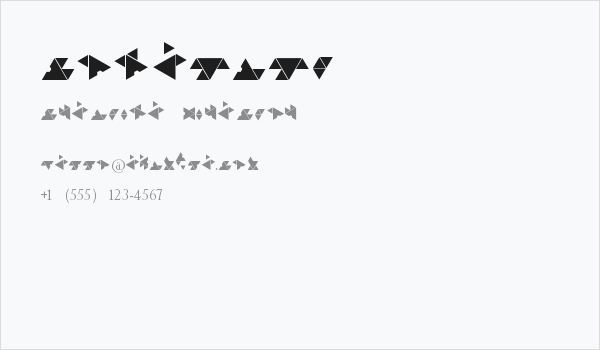 Covenant Business Card