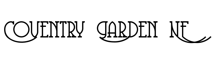 Coventry Garden NF  フリーフォントのダウンロード