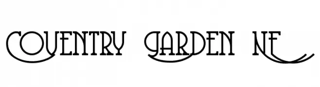 Coventry Garden NF  Скачать бесплатные шрифты
