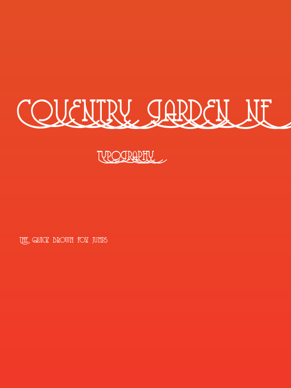 Coventry Garden NF Poster