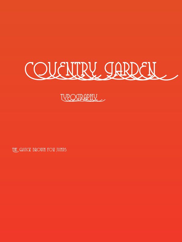 Coventry Garden Poster