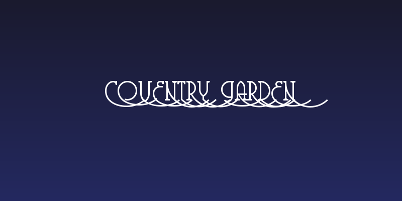 Coventry Garden Social Header