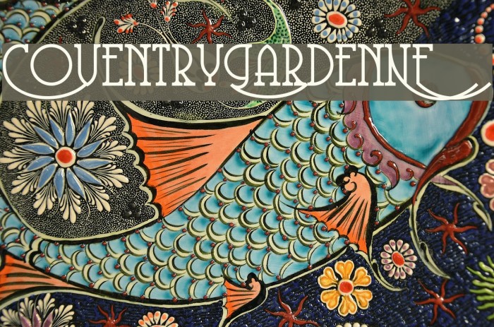 CoventryGardenNF Font examples