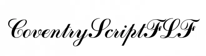CoventryScriptFLF  フリーフォントのダウンロード