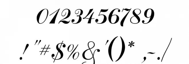 CoventryScriptFLF Font OTHER CHARS