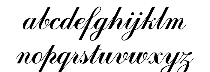 CoventryScriptFLF Font LOWERCASE