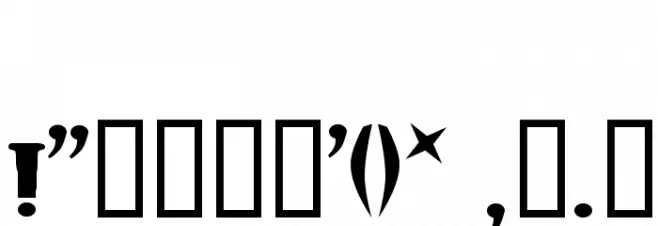 Coverack Demo Font OTHER CHARS