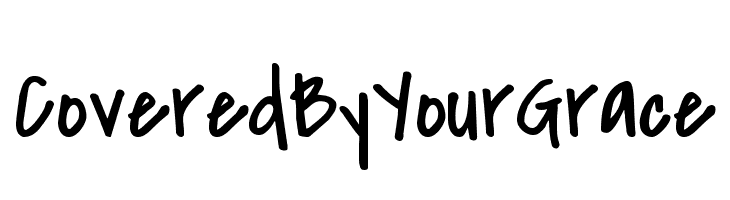 Covered By Your Grace  Frei Schriftart Herunterladen