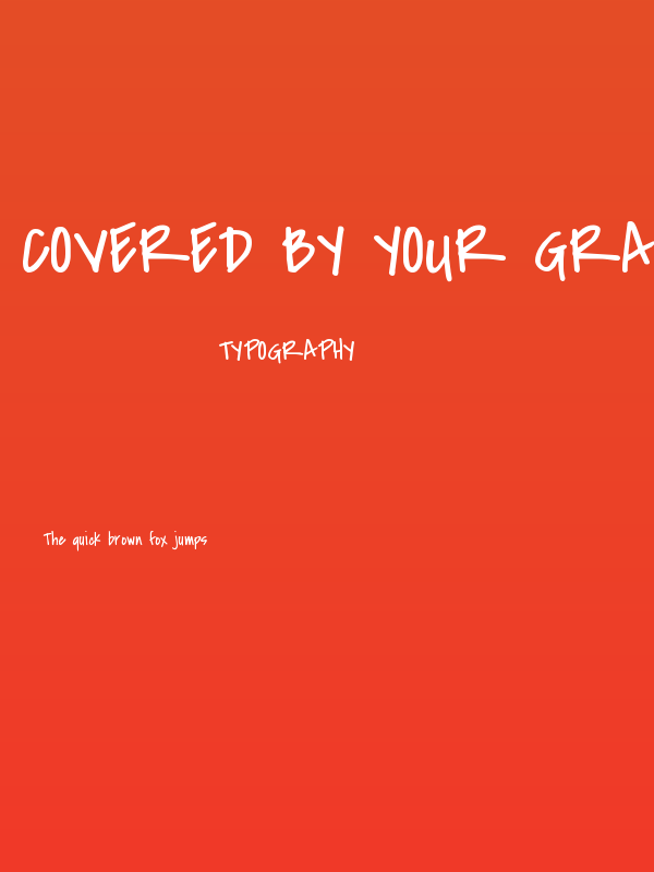 Covered By Your Grace Poster