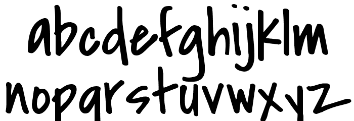 Covered By Your Grace Font LOWERCASE