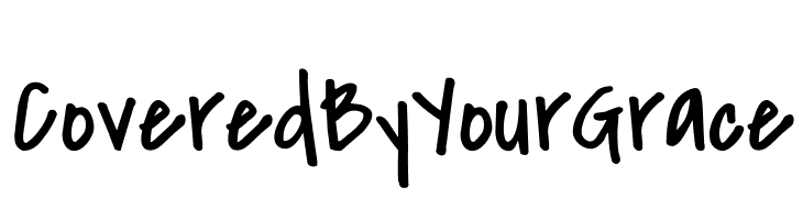 CoveredByYourGrace  免费字体下载