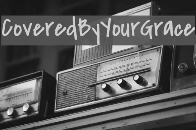 CoveredByYourGrace Font examples