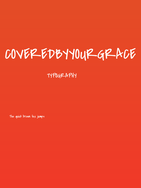 CoveredByYourGrace Poster