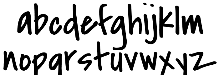 CoveredByYourGrace Font LOWERCASE