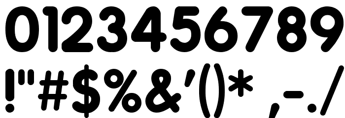 Coverface SE Bold Font OTHER CHARS