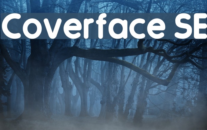 Coverface SE Font examples