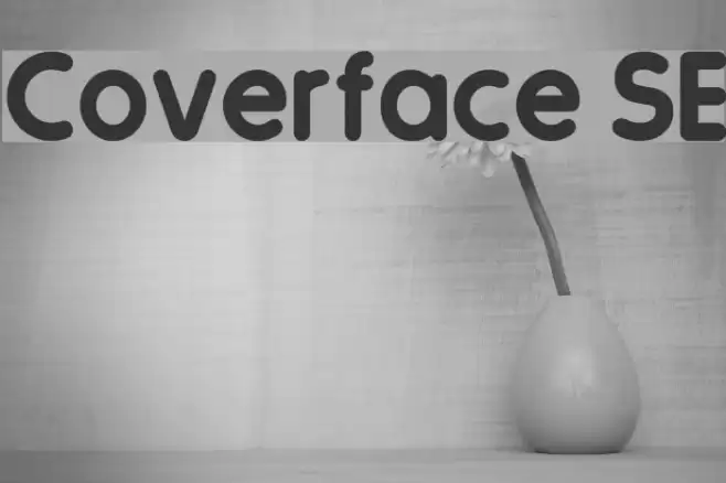 Coverface SE Font examples