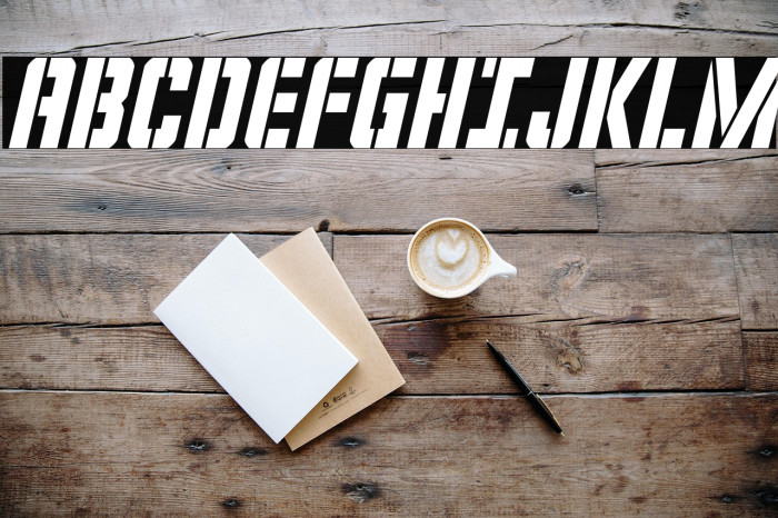 Covert Ops Condensed Italic Example 3