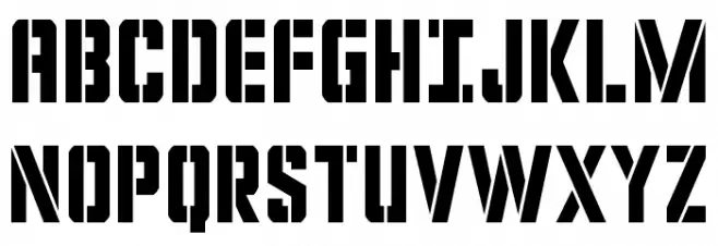 Covert Ops Condensed Шрифта ВЕРХНИЙ