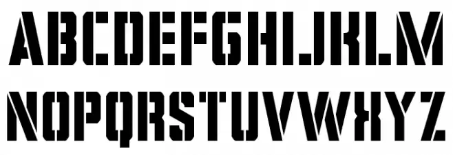 Covert Ops Condensed Schriftart Kleinbuchstaben