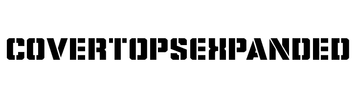 Covert Ops Expanded  font caratteri gratis