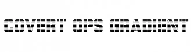 Covert Ops Gradient  Free Fonts Download