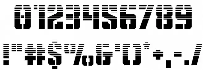 Covert Ops Halftone Font OTHER CHARS
