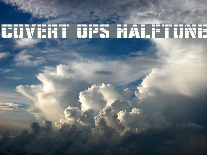 Covert Ops Halftone Example 1