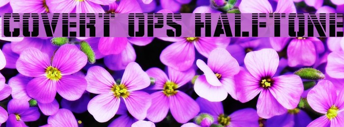 Covert Ops Halftone Example 2