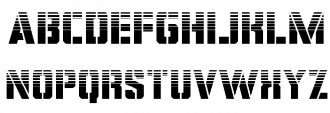 Covert Ops Halftone Font Litere mici