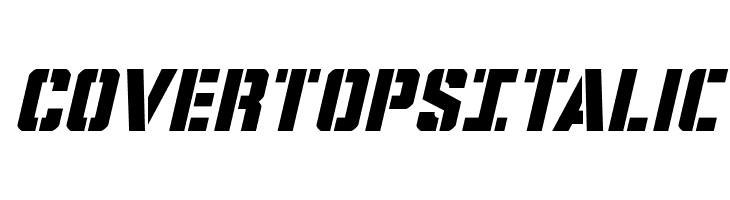 Covert Ops Italic  免费字体下载