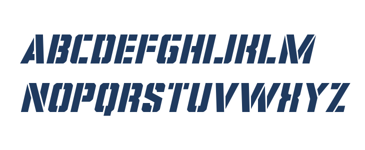 Covert Ops Italic Lowercase