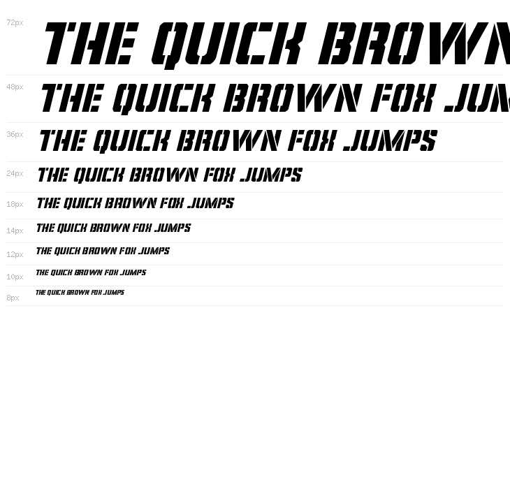 Covert Ops Italic Waterfall