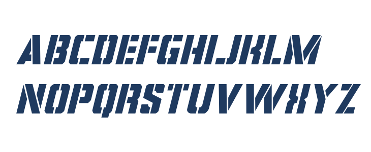 Covert Ops Italic Lowercase