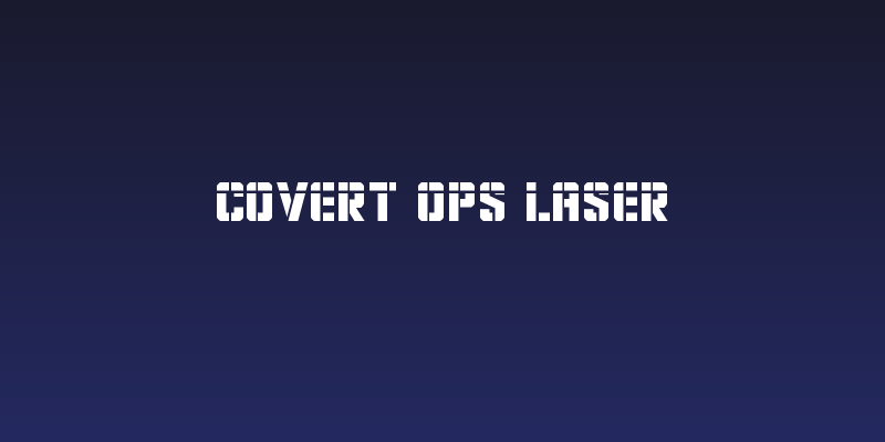 Covert Ops Laser Social Header