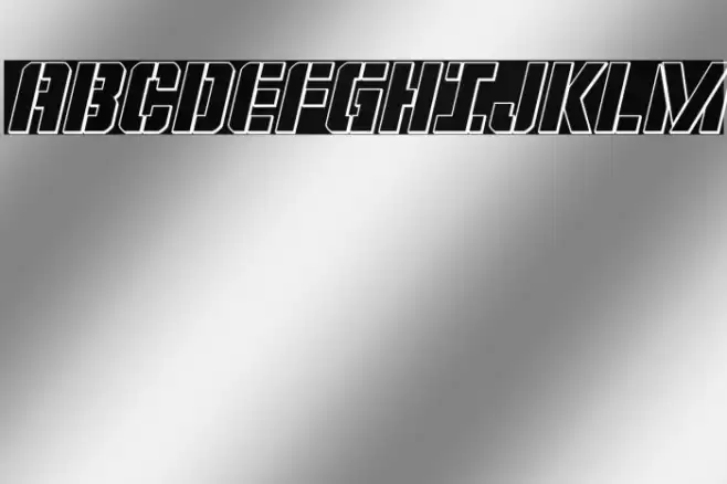 Covert Ops Outline Italic Font examples