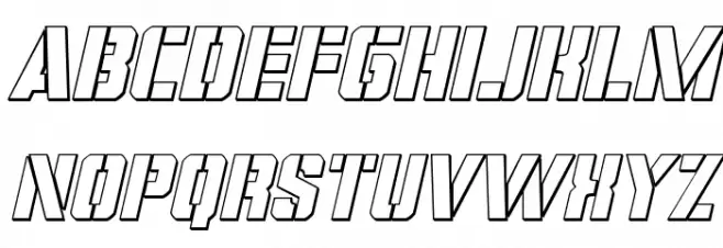 Covert Ops Outline Italic Polices MINUSCULES