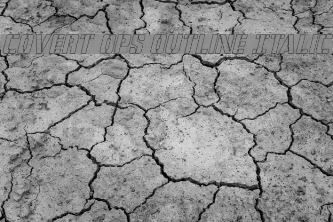 Covert Ops Outline Italic examples