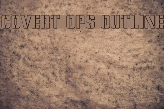 Covert Ops Outline Example 3