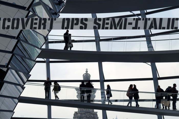 Covert Ops Semi-Italic Example 2