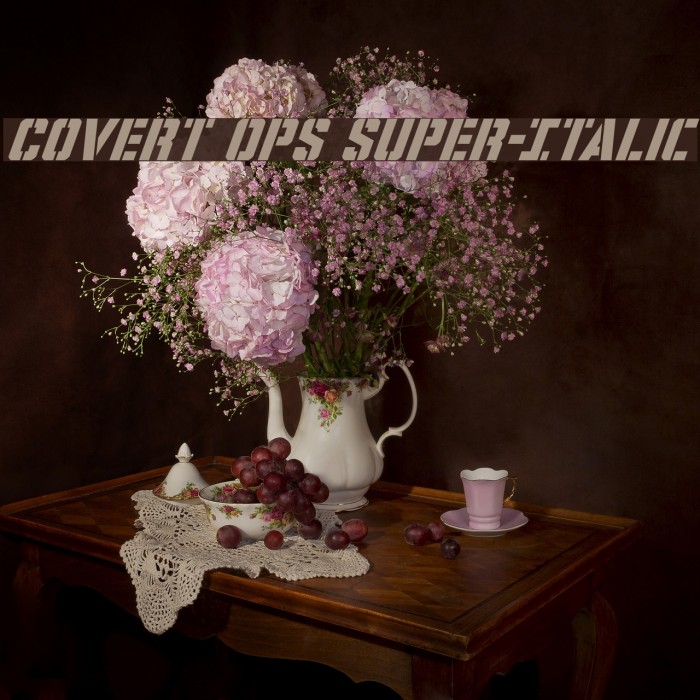 Covert Ops Super-Italic Example 2